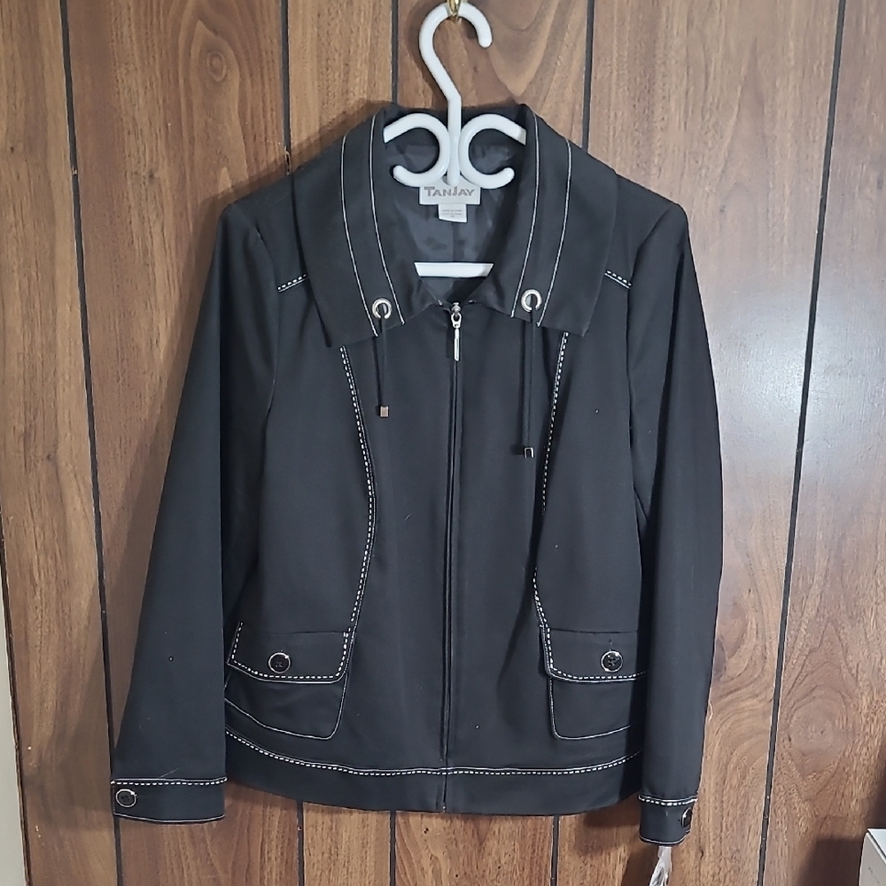 TanJay Women's Black Utility Jacket